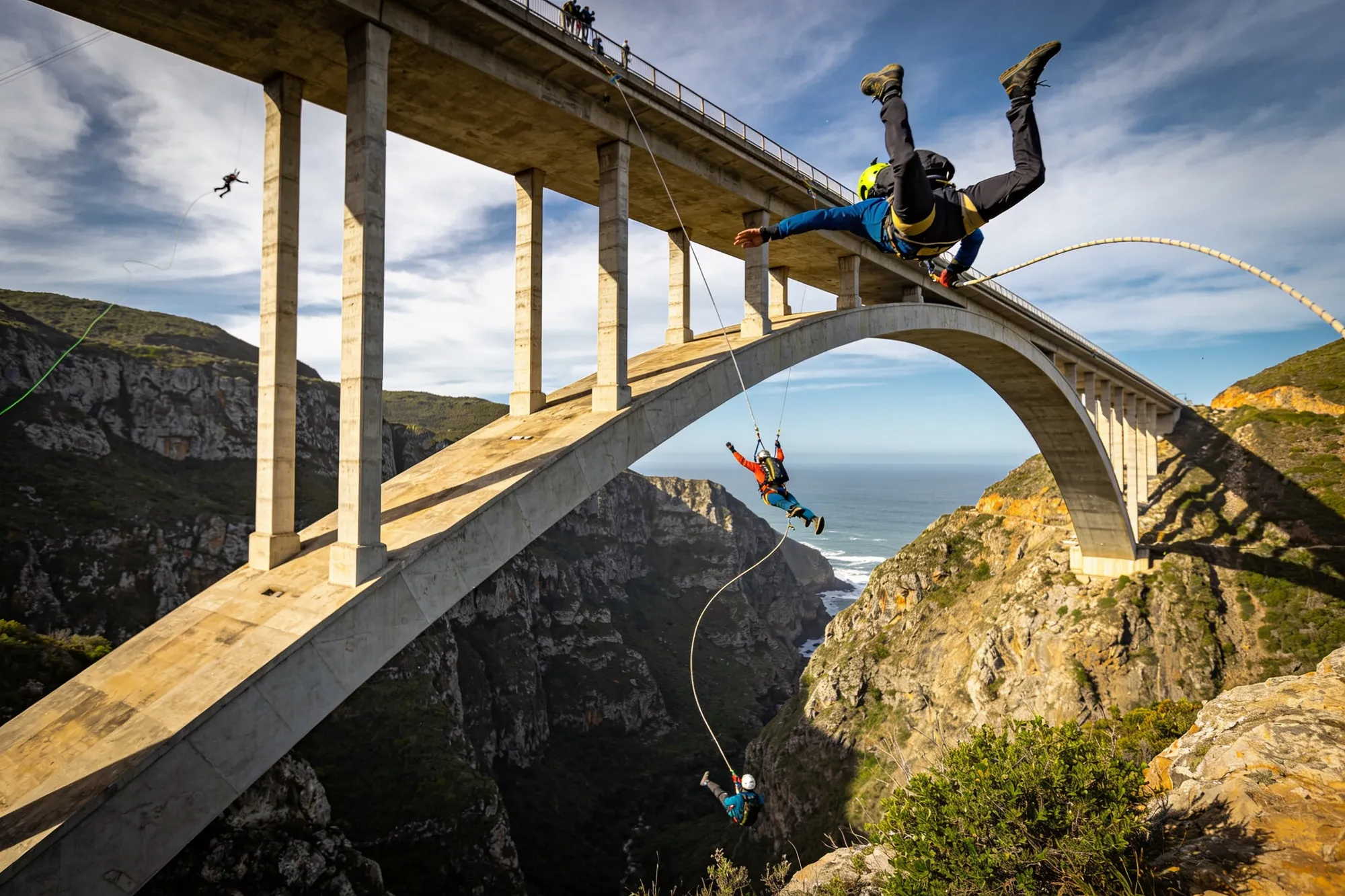 Photo: The Bloukrans Bridge over the gorge
