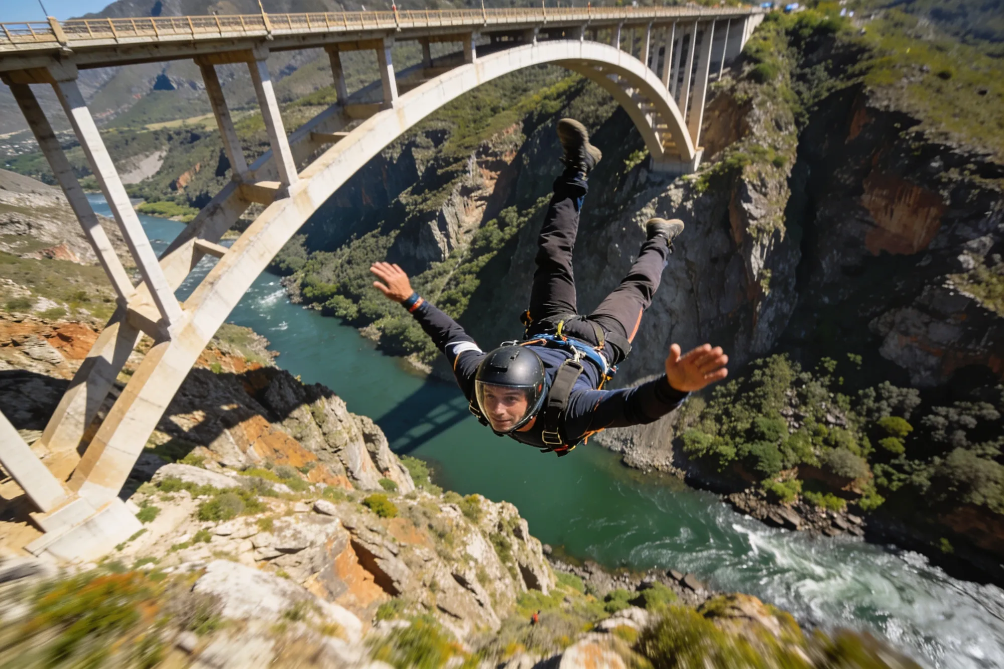 Bungee jumping in South Africa