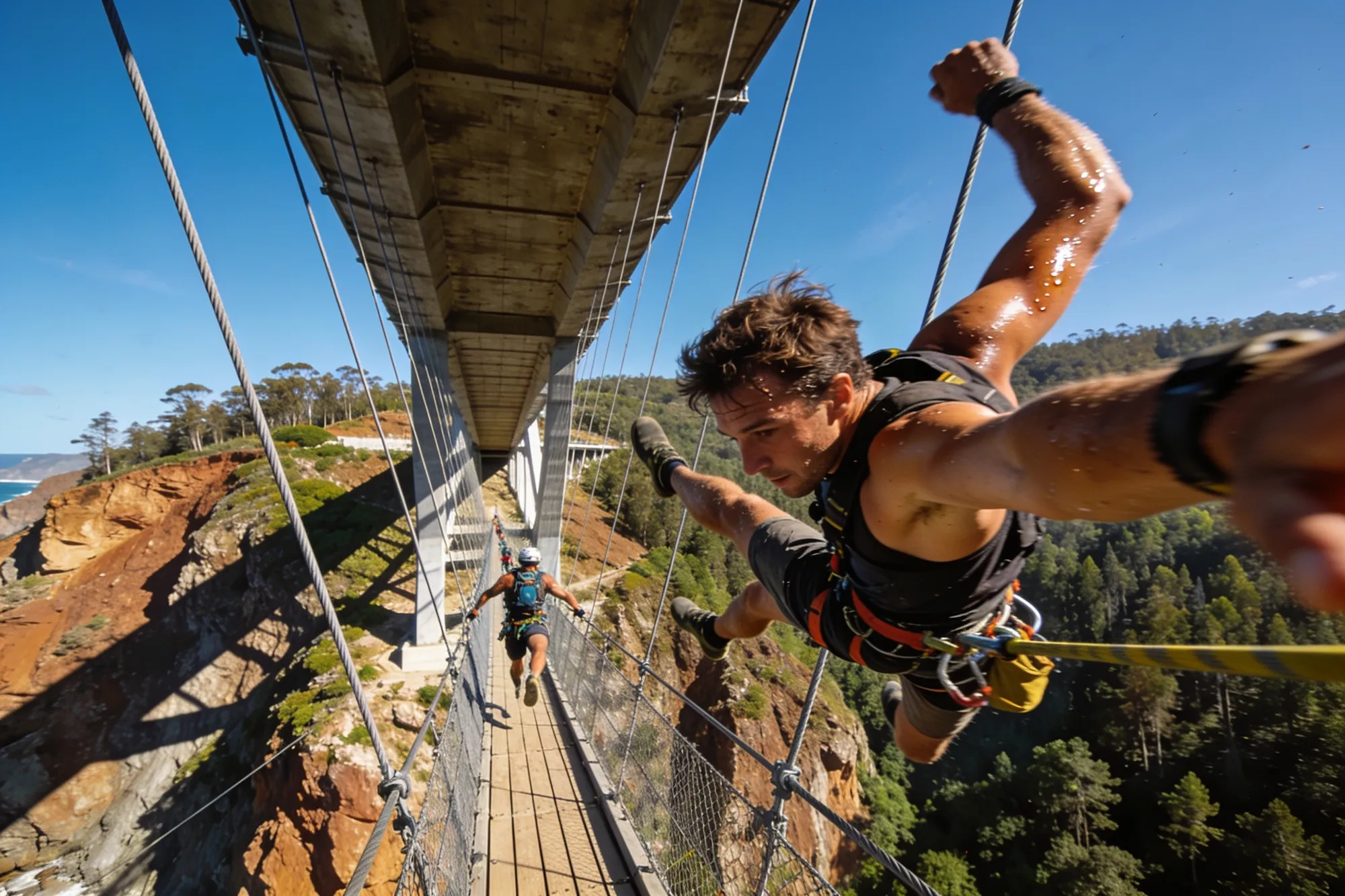 The highest bridge bungee on earth
