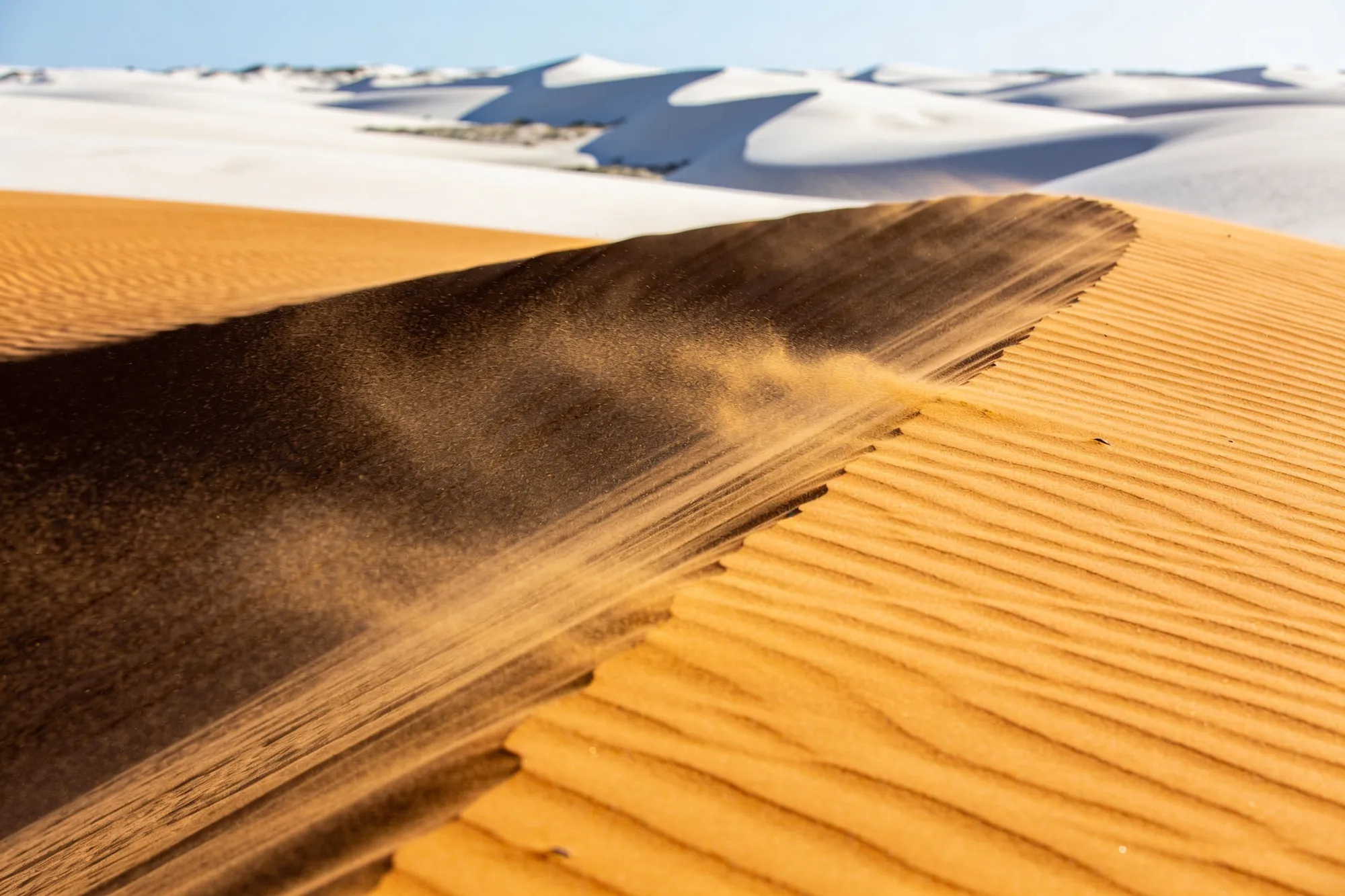 Photo: The white dunes at Atlantis