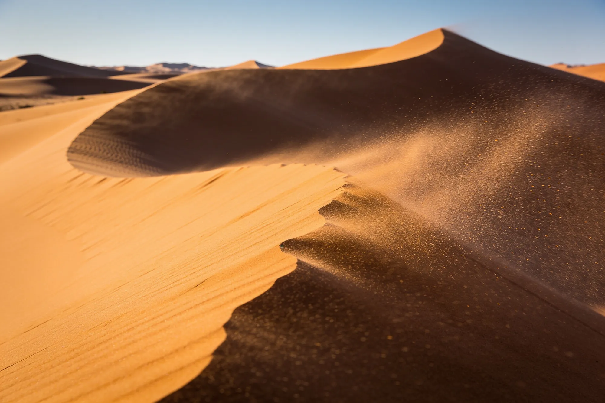 Photo: The dune field and the sky
