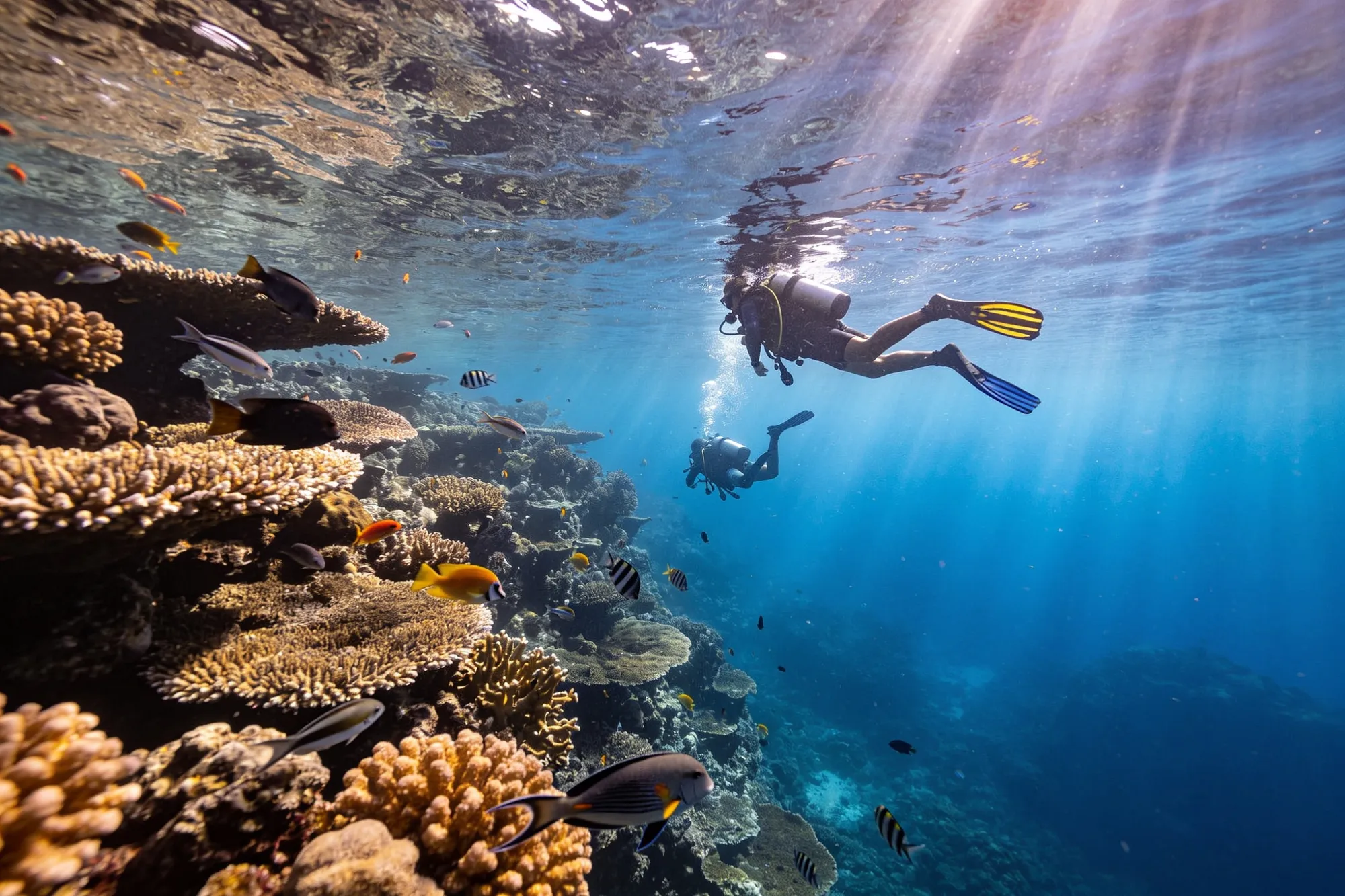 Photo: A coral reef at Sodwana