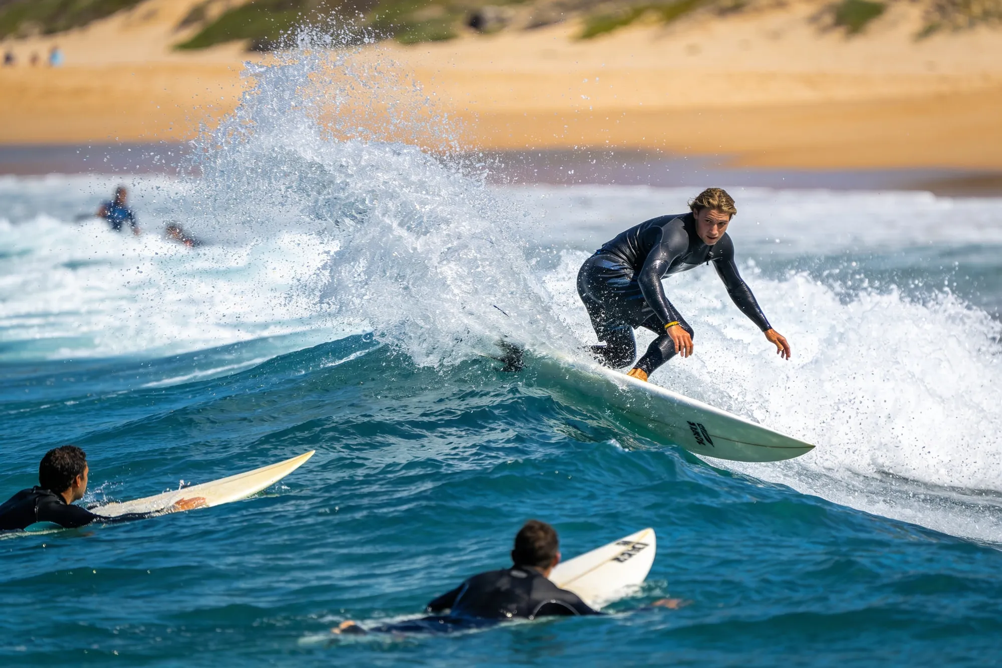 Photo: Learners at Muizenberg's Surfer's Corner
