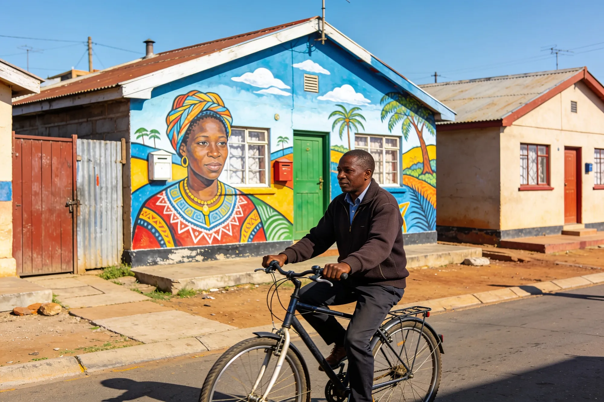 Photo: Cycling through the streets