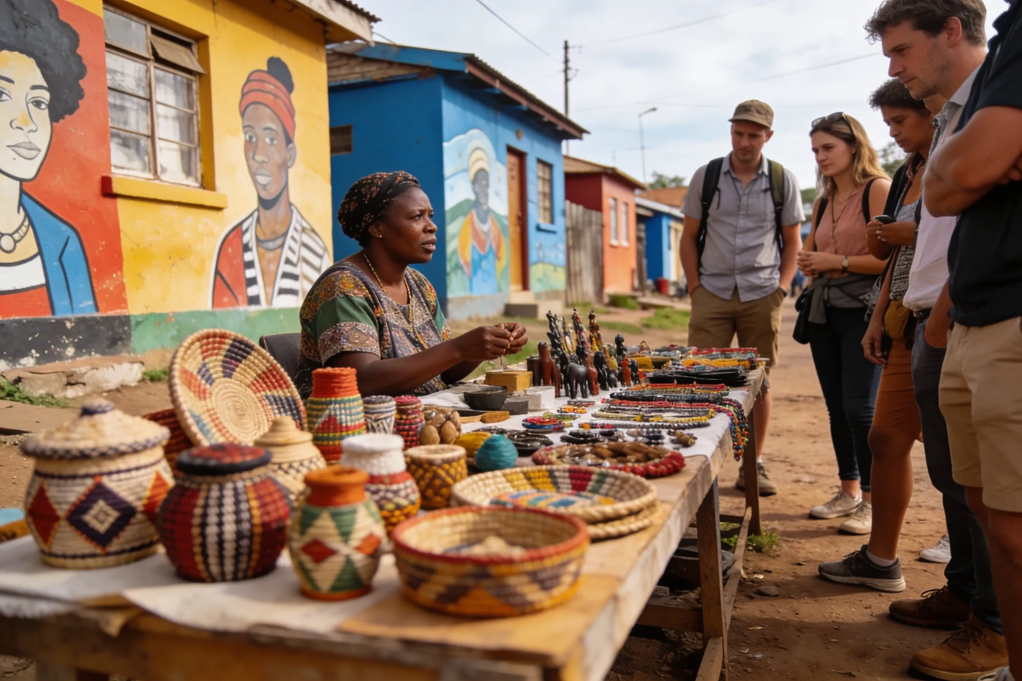 Photo: A local craft stall