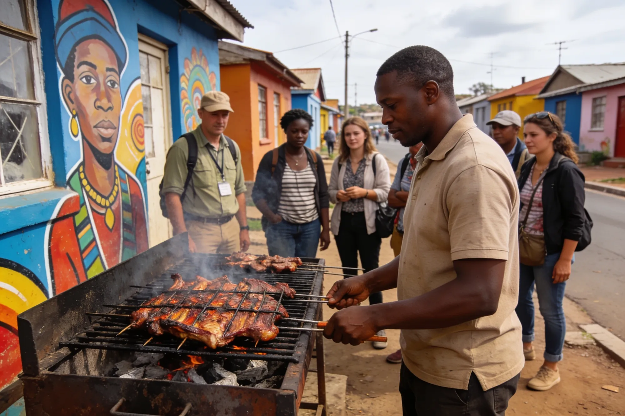 Photo: A shisanyama grill