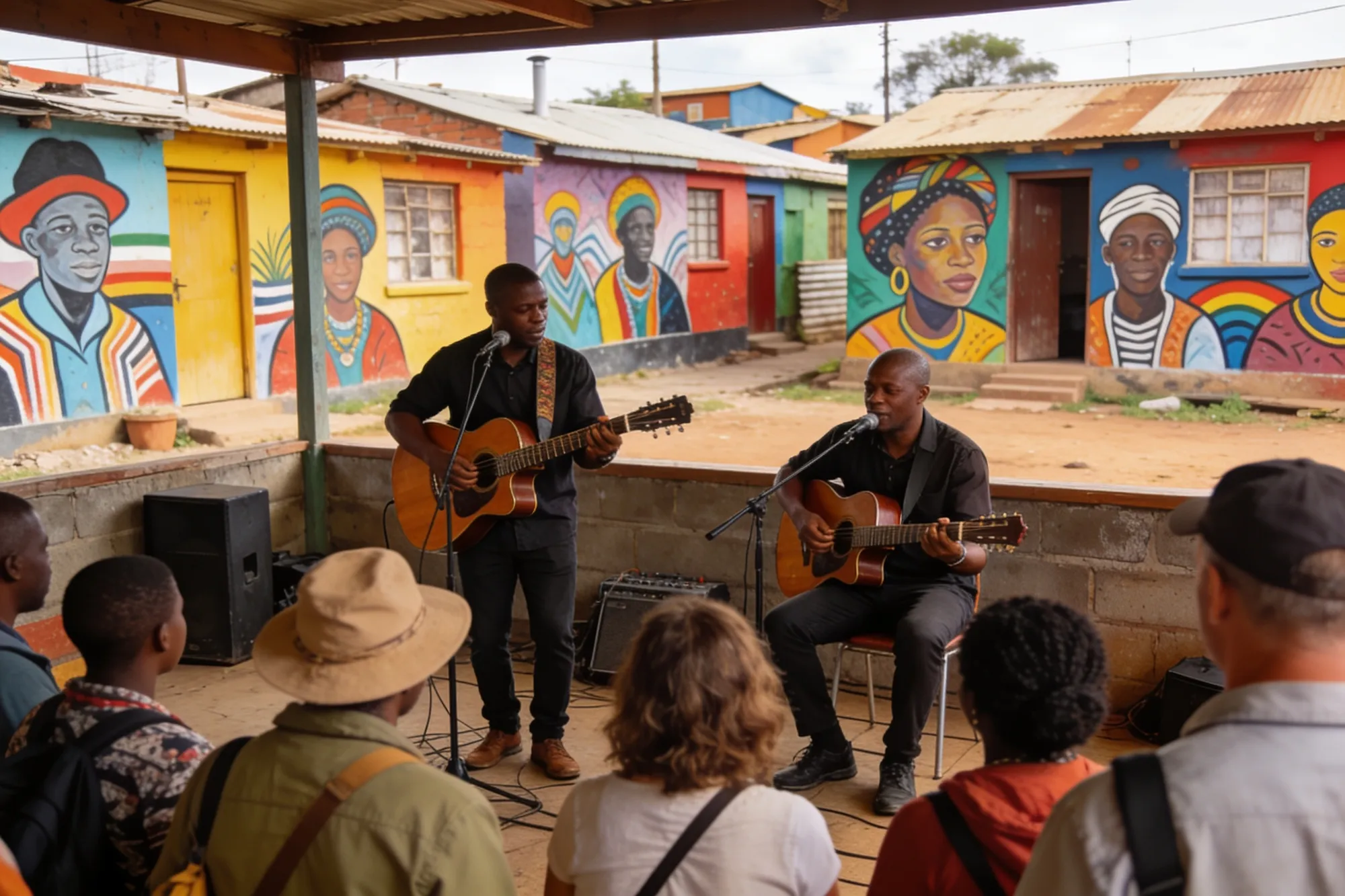 Photo: Live music in a township venue