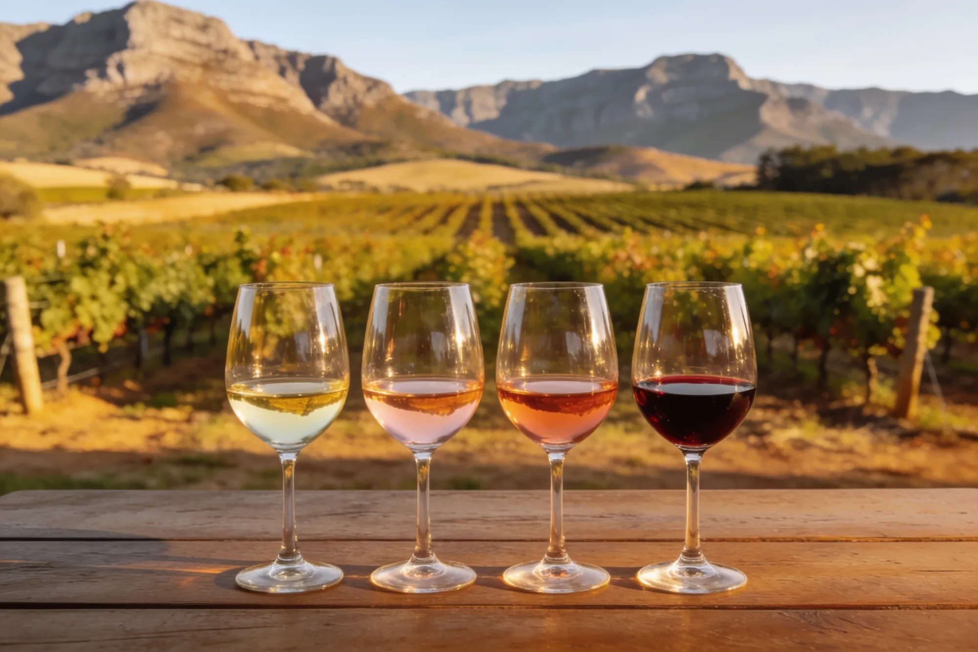 Photo: A flight of wines to taste