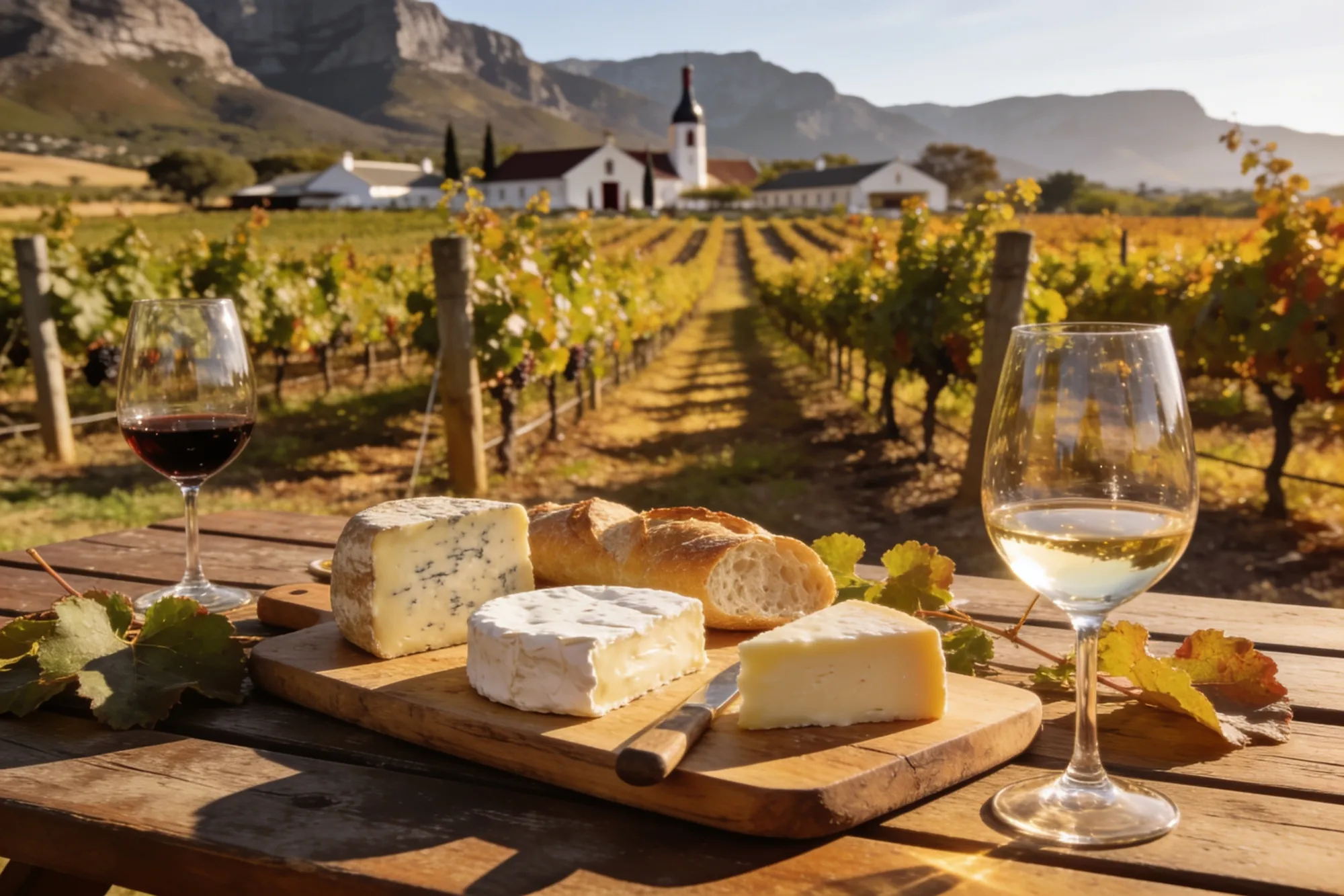 Photo: A vineyard lunch