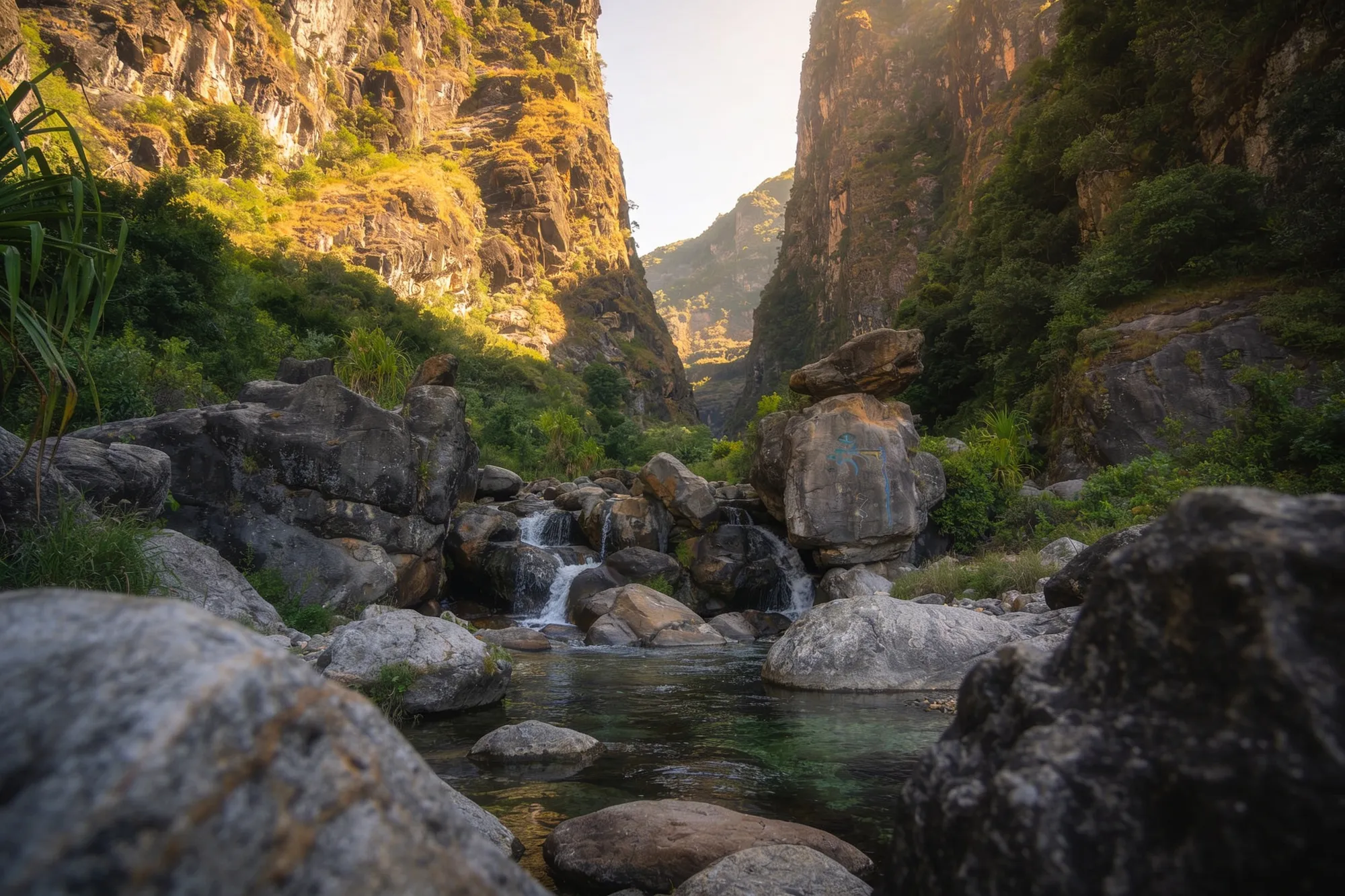 Foto — El sendero del cañón del Tugela
