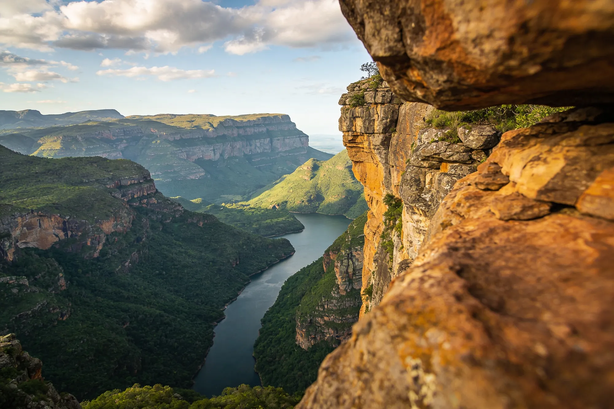 Photo — The depths of the green canyon