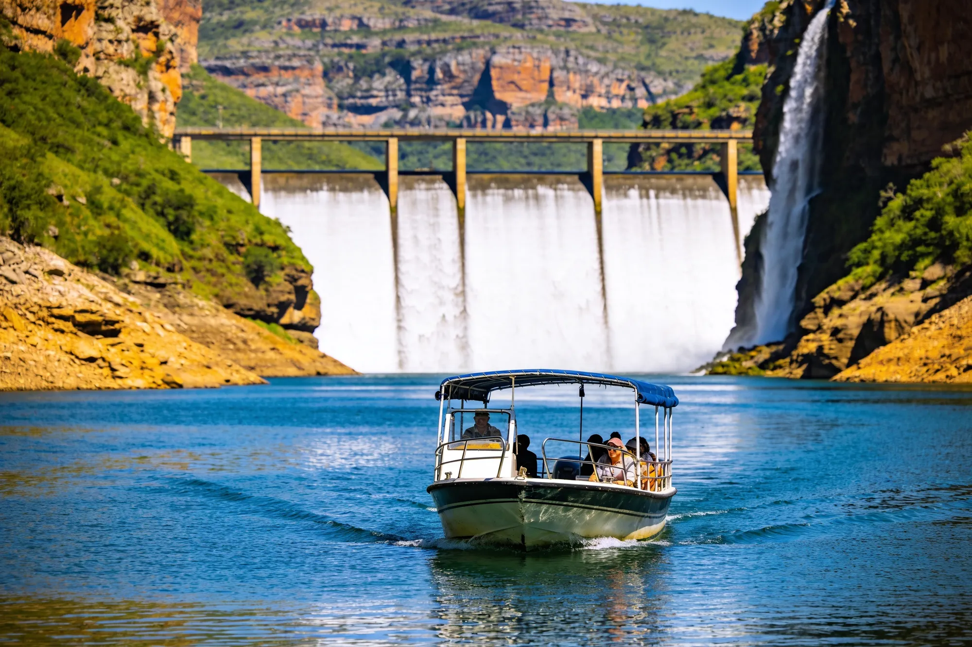 The canyon from the dam