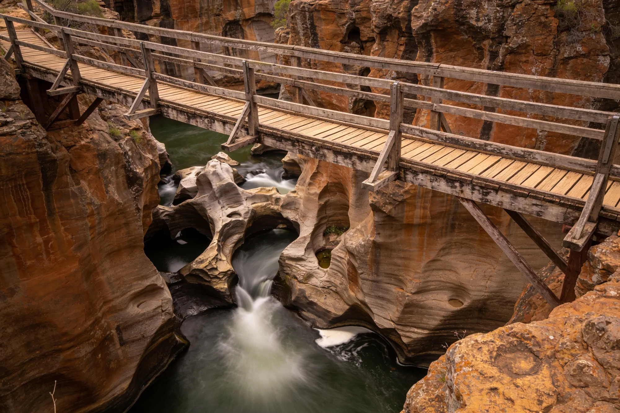 Walk the loop over the gorge