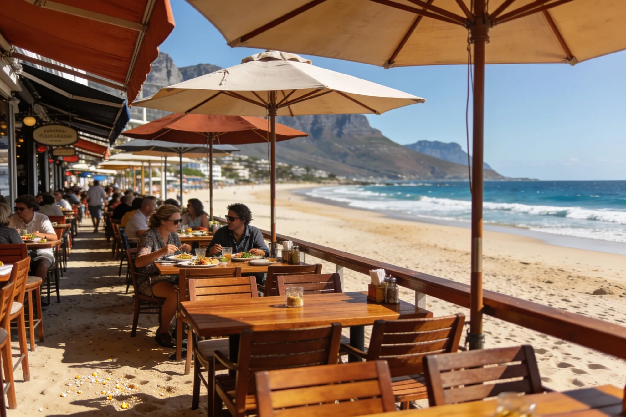 Foto: la zona de restaurantes