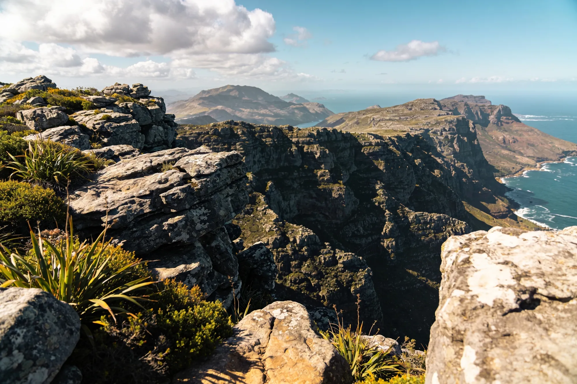Foto: los acantilados de Cape Point