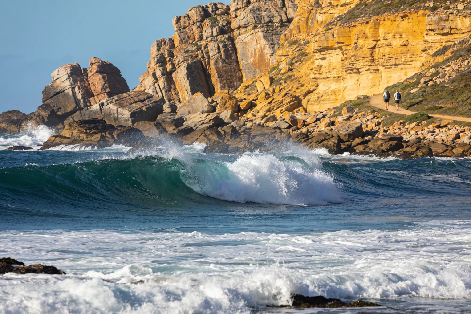 Foto: el cartel del Cabo de Buena Esperanza, allí cerca