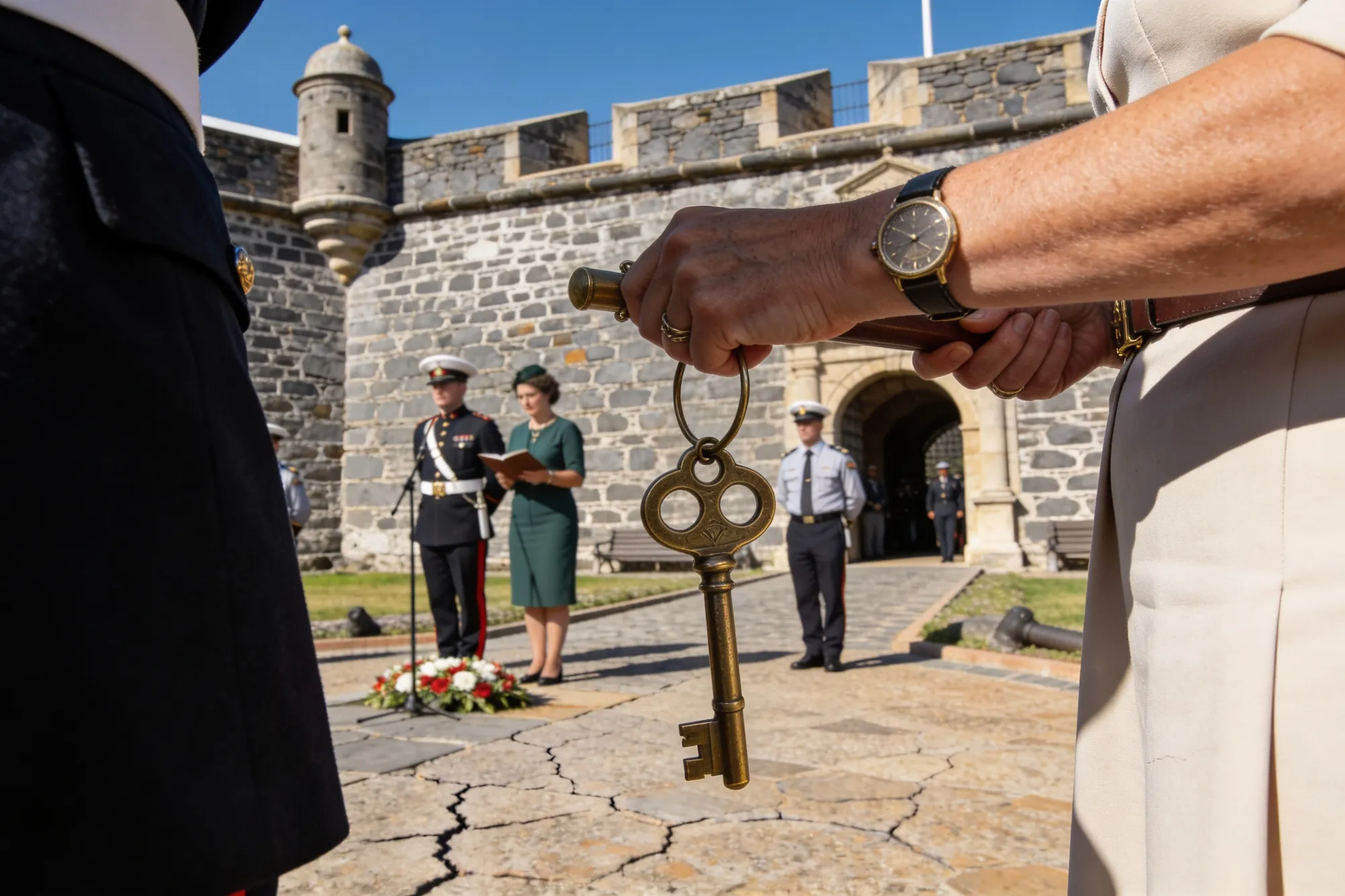 Foto: la ceremonia de las llaves