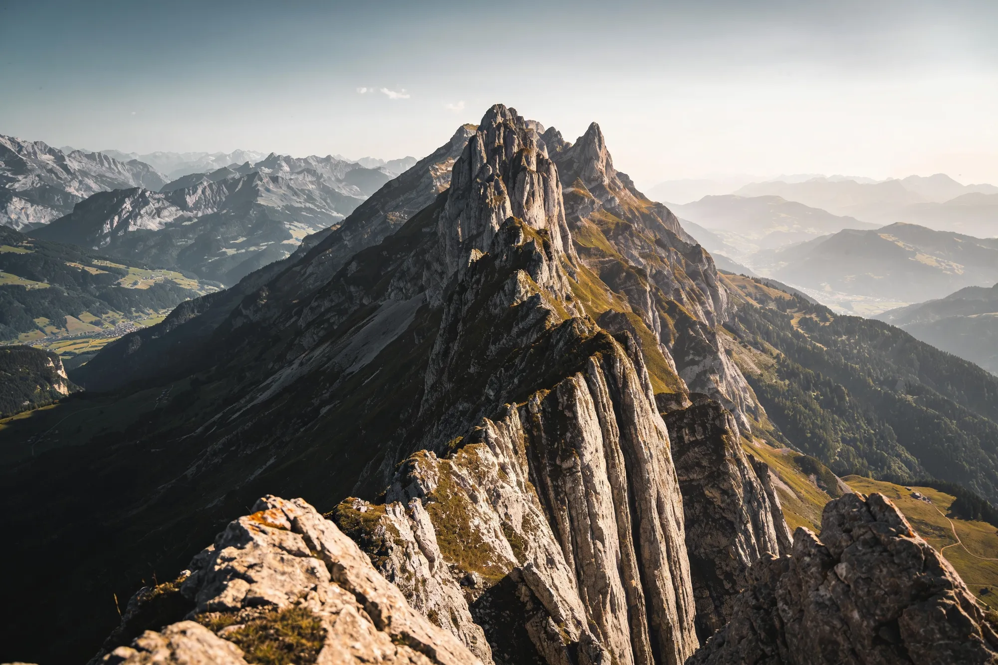 Photo — The summit ridge