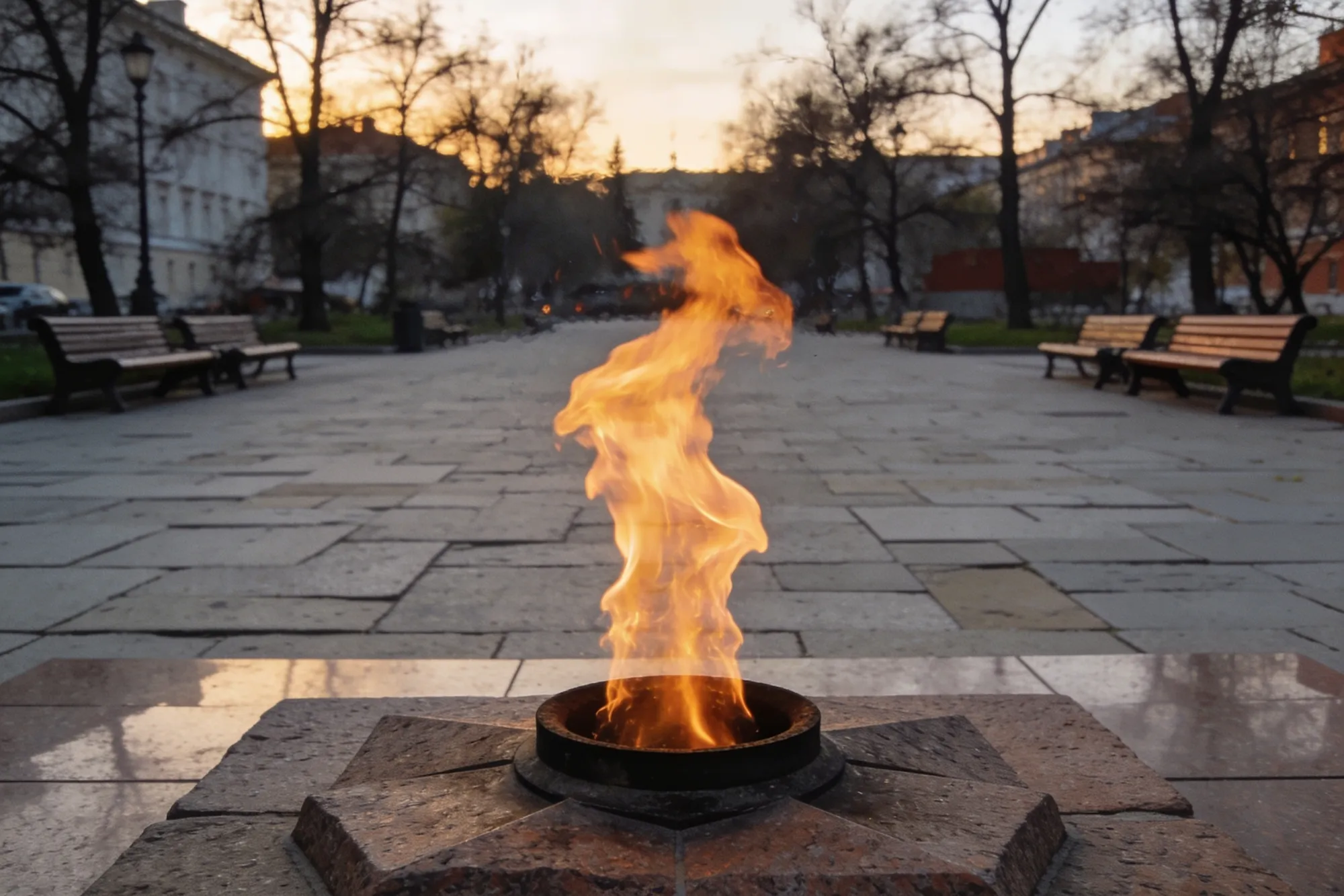 Photo — The Flame of Democracy