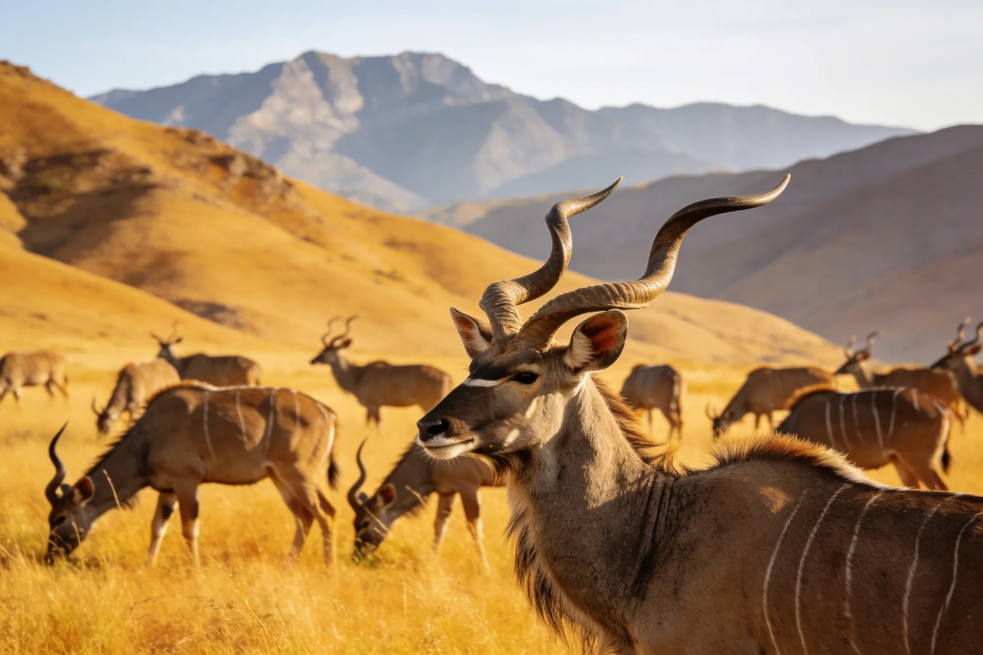 Photo — Eland on the grassland
