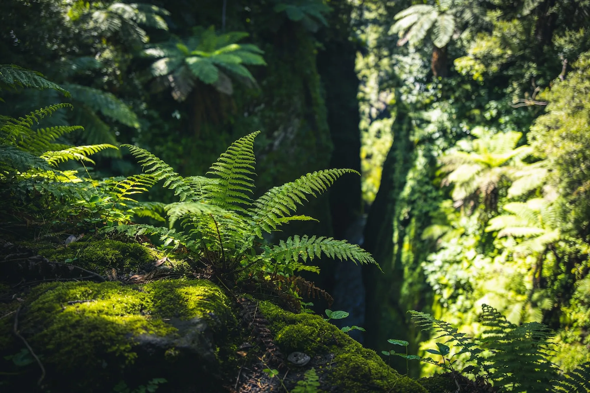 Photo — The clifftop rainforest