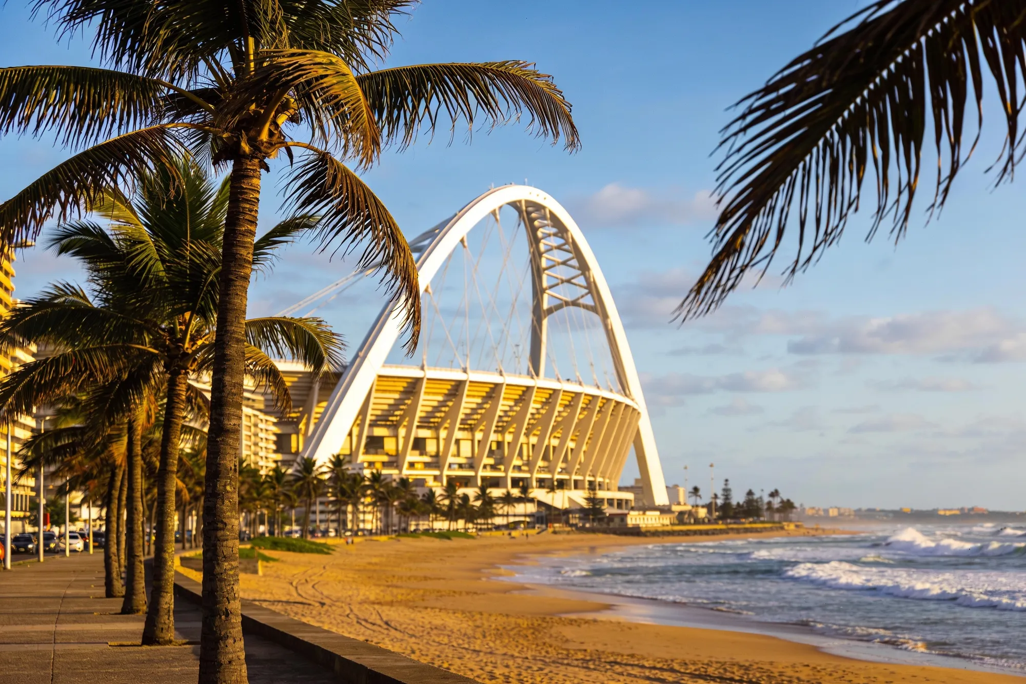 Photo — Moses Mabhida from the beachfront
