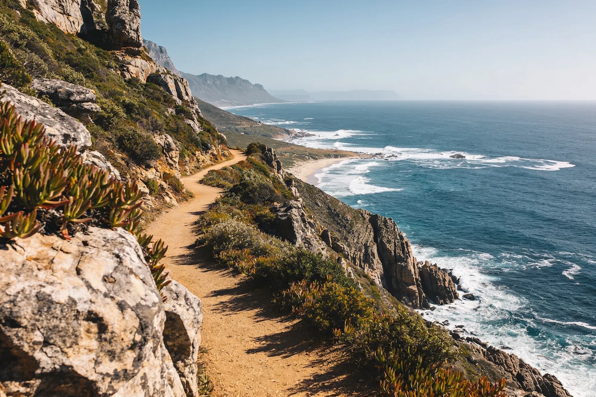 Photo: The cliff path above Walker Bay