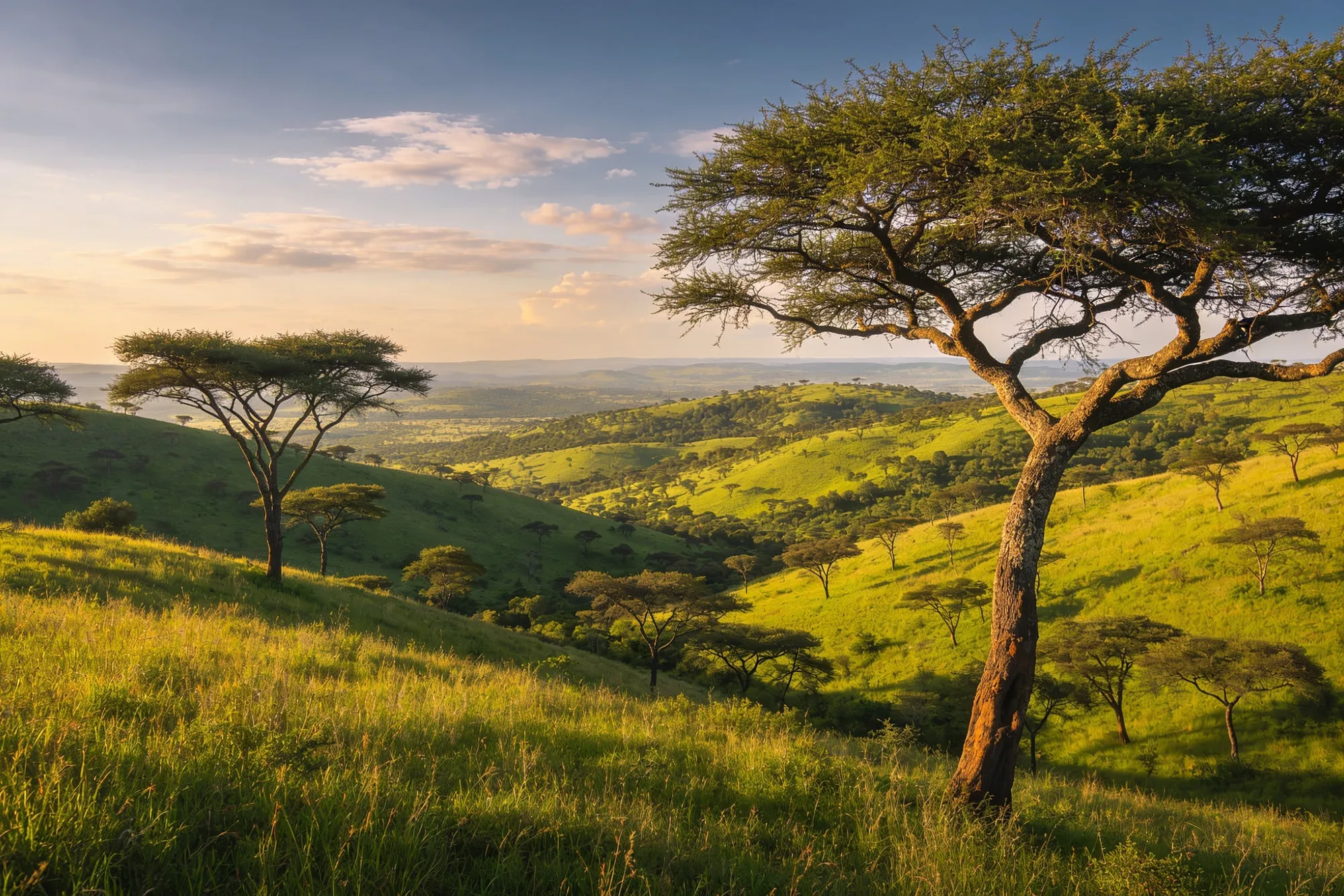 Photo — The green hills of Hluhluwe