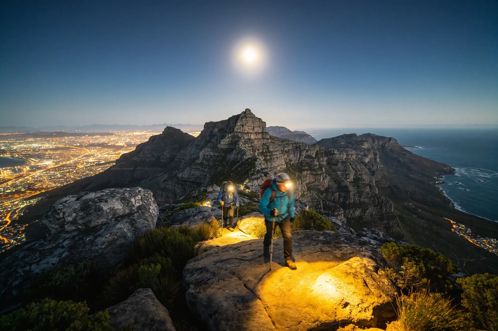 Amanecer, atardecer o luna llena