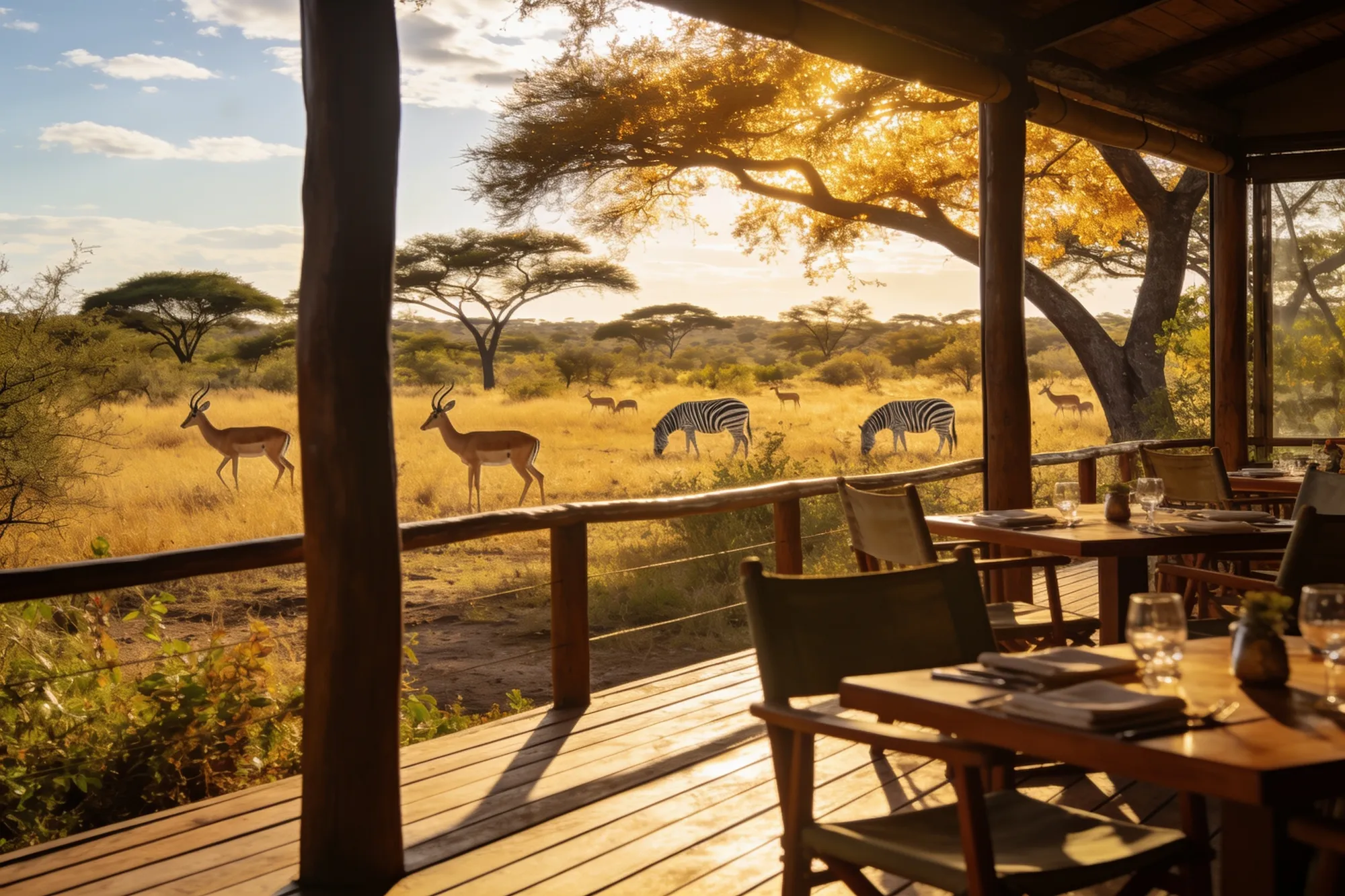 Photo: The restaurant deck