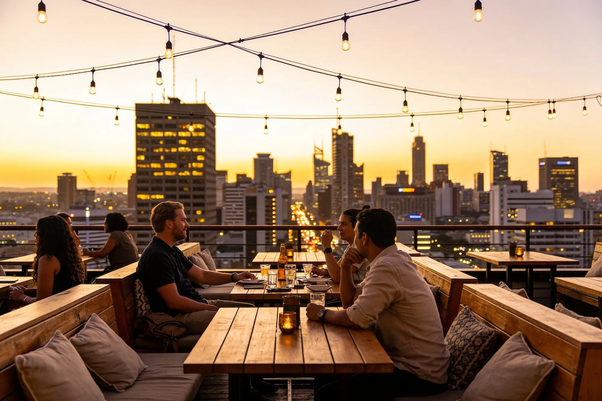 Photo — A Maboneng rooftop bar