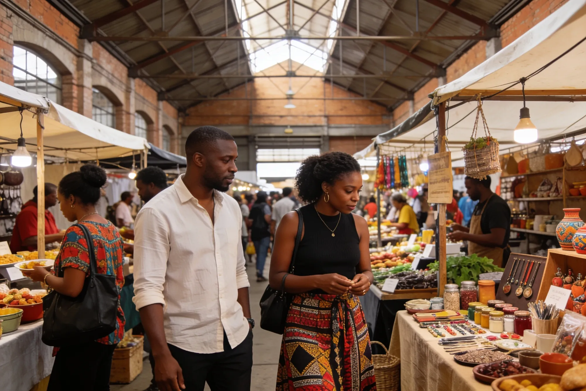 Street art, galleries and the Sunday market