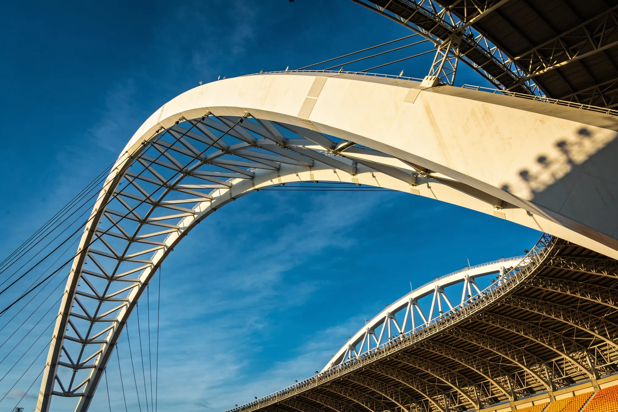 Photo — The arch from below