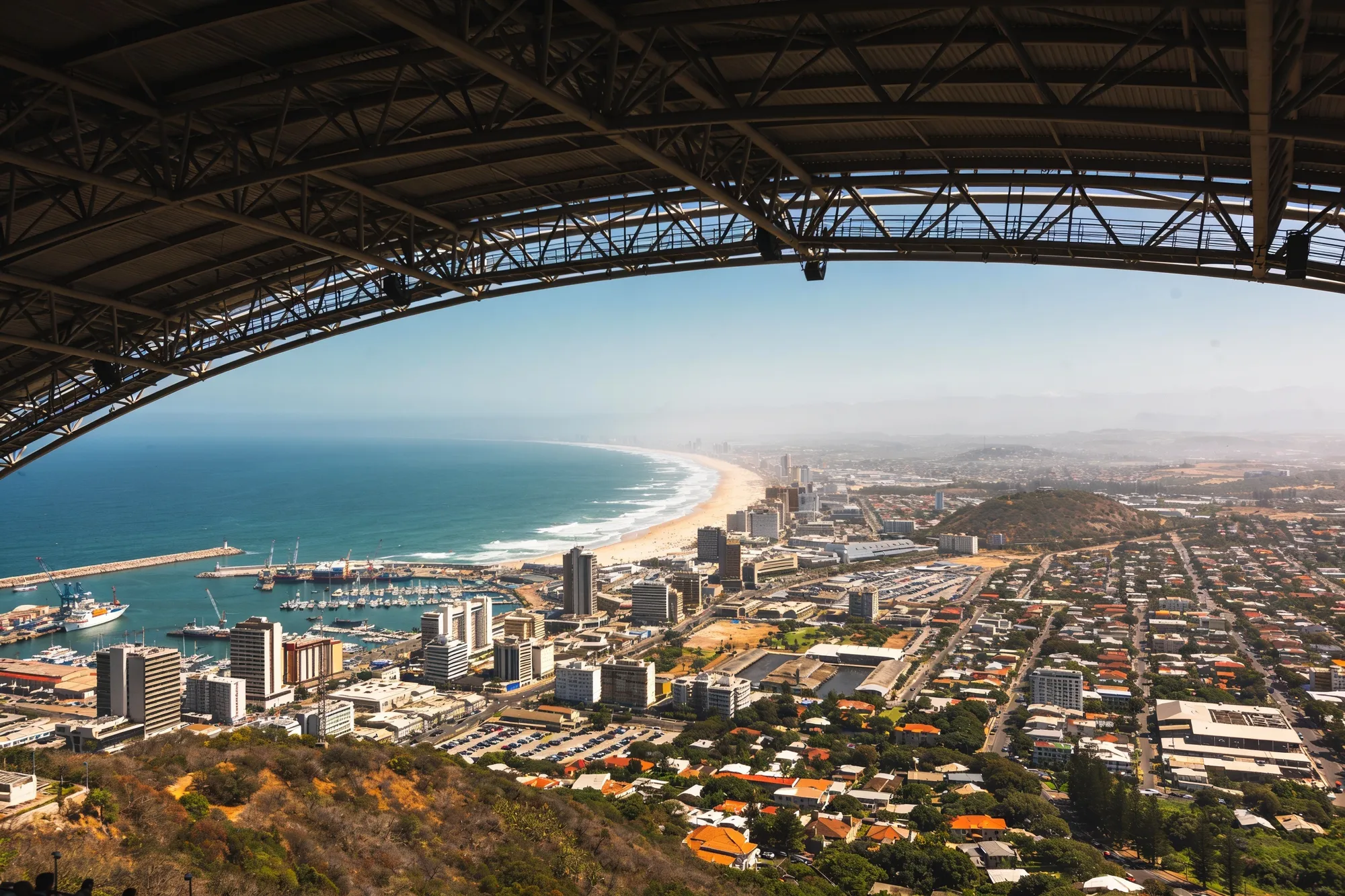 Photo — The view over Durban from the top