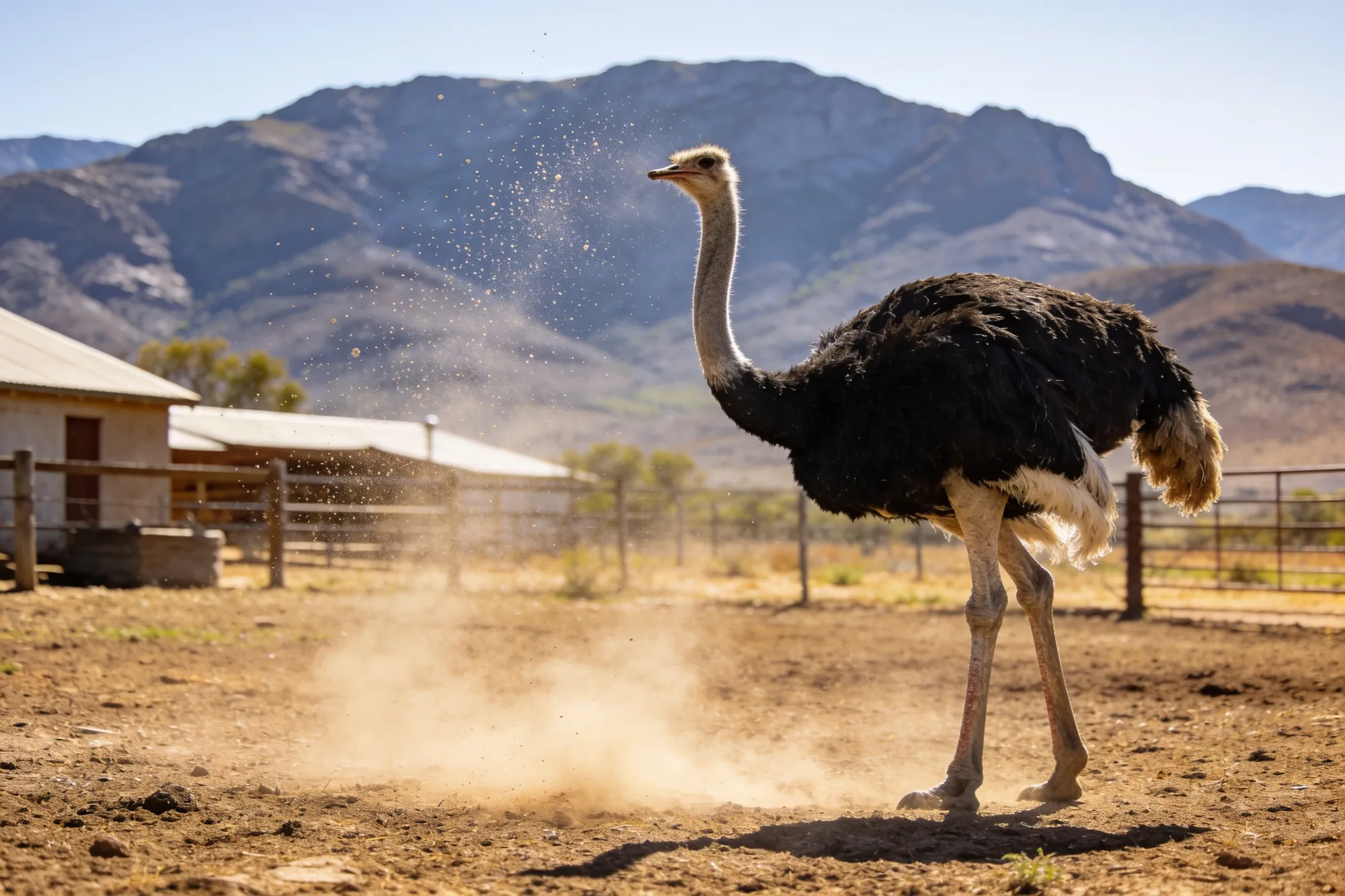 Farms, cheetahs and the Swartberg