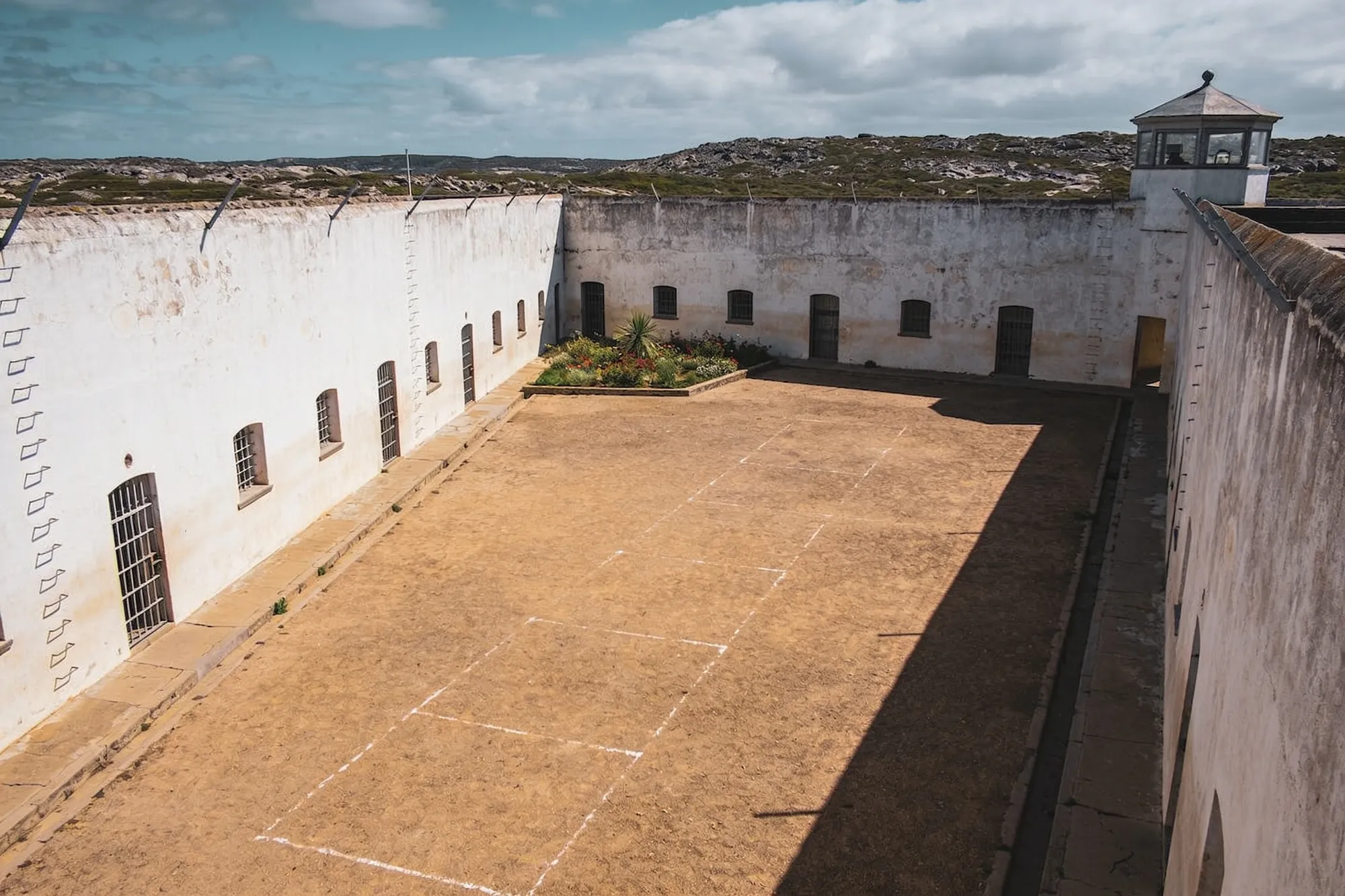 Foto — El patio de la prisión