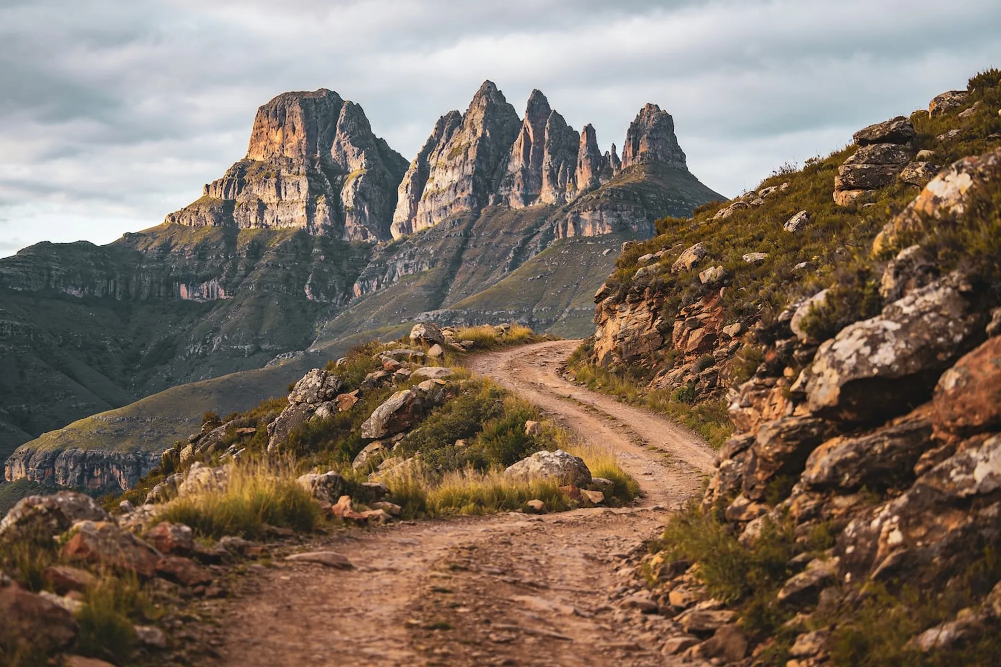 Photo — The border post at the top