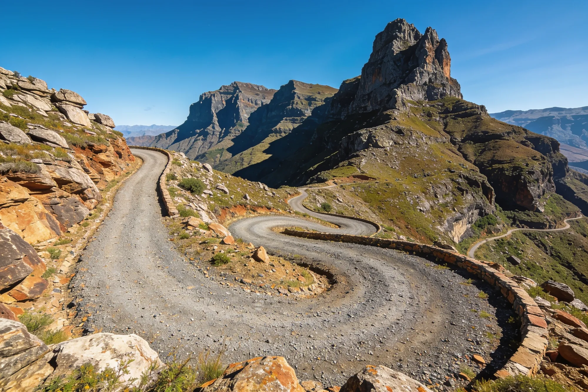 Photo — The switchbacks near the top