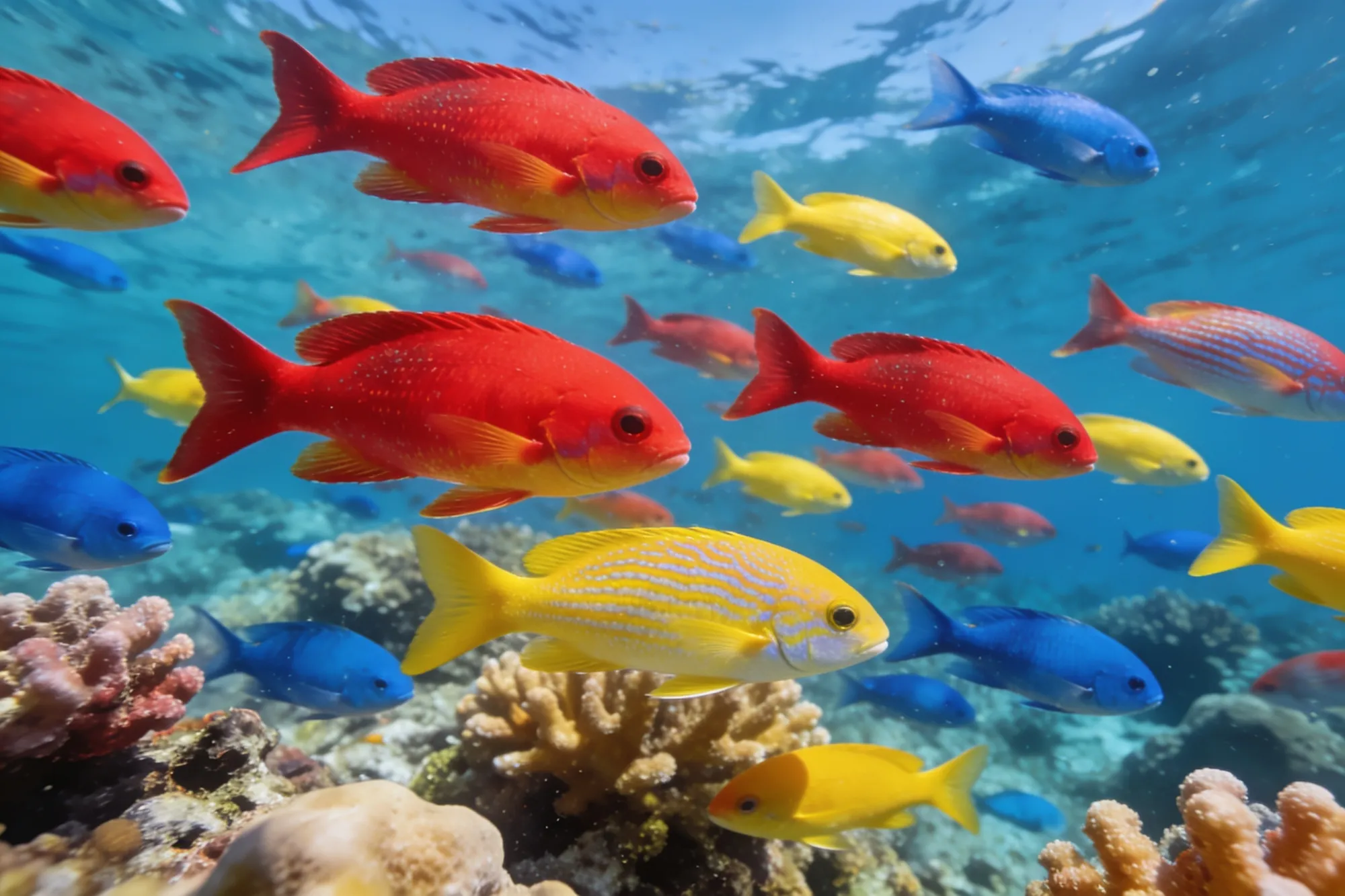 Photo — Reef fish in the shallows