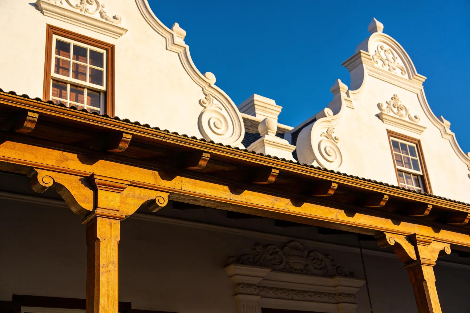 Photo — A Cape Dutch facade