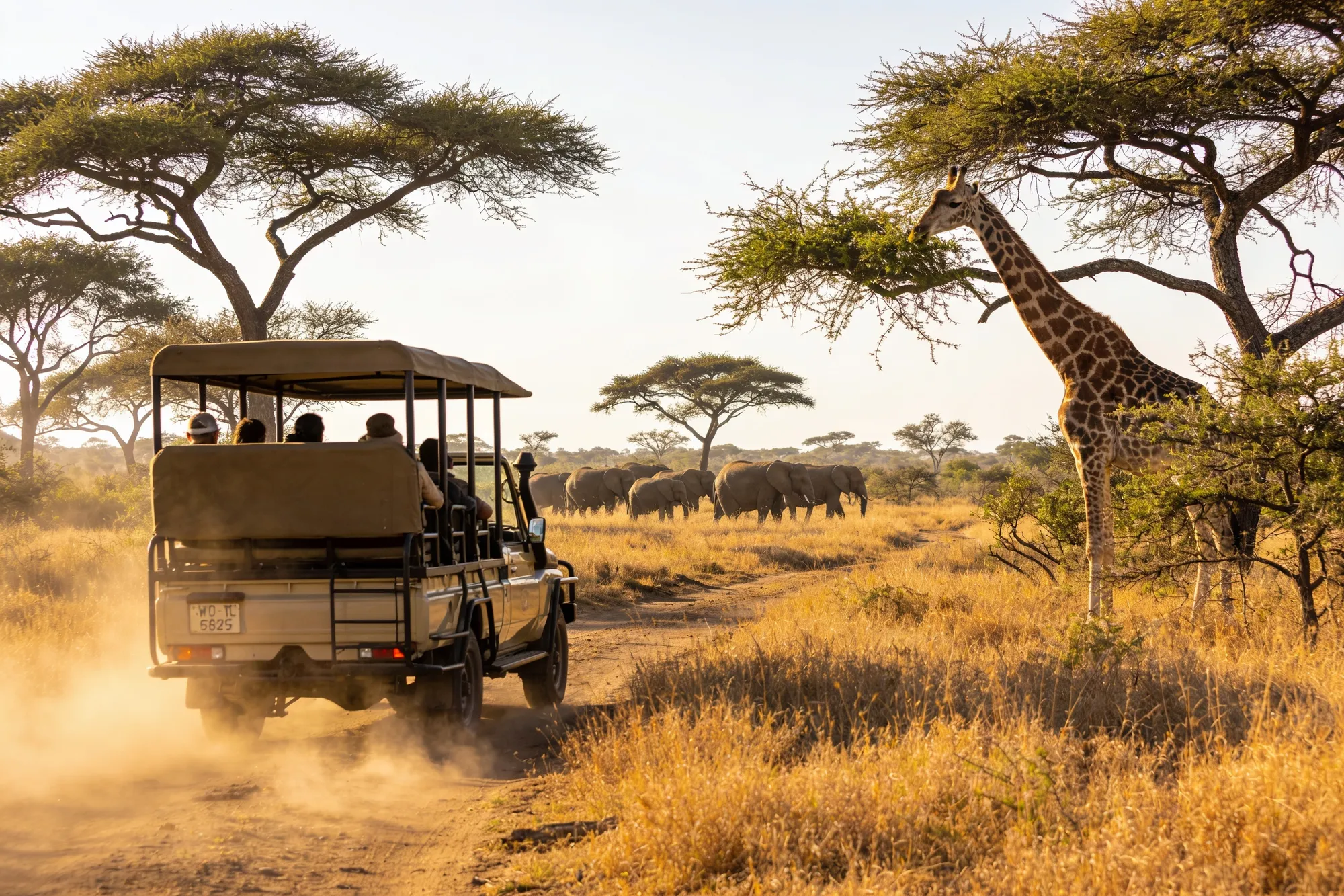 Photo: An off-road game drive
