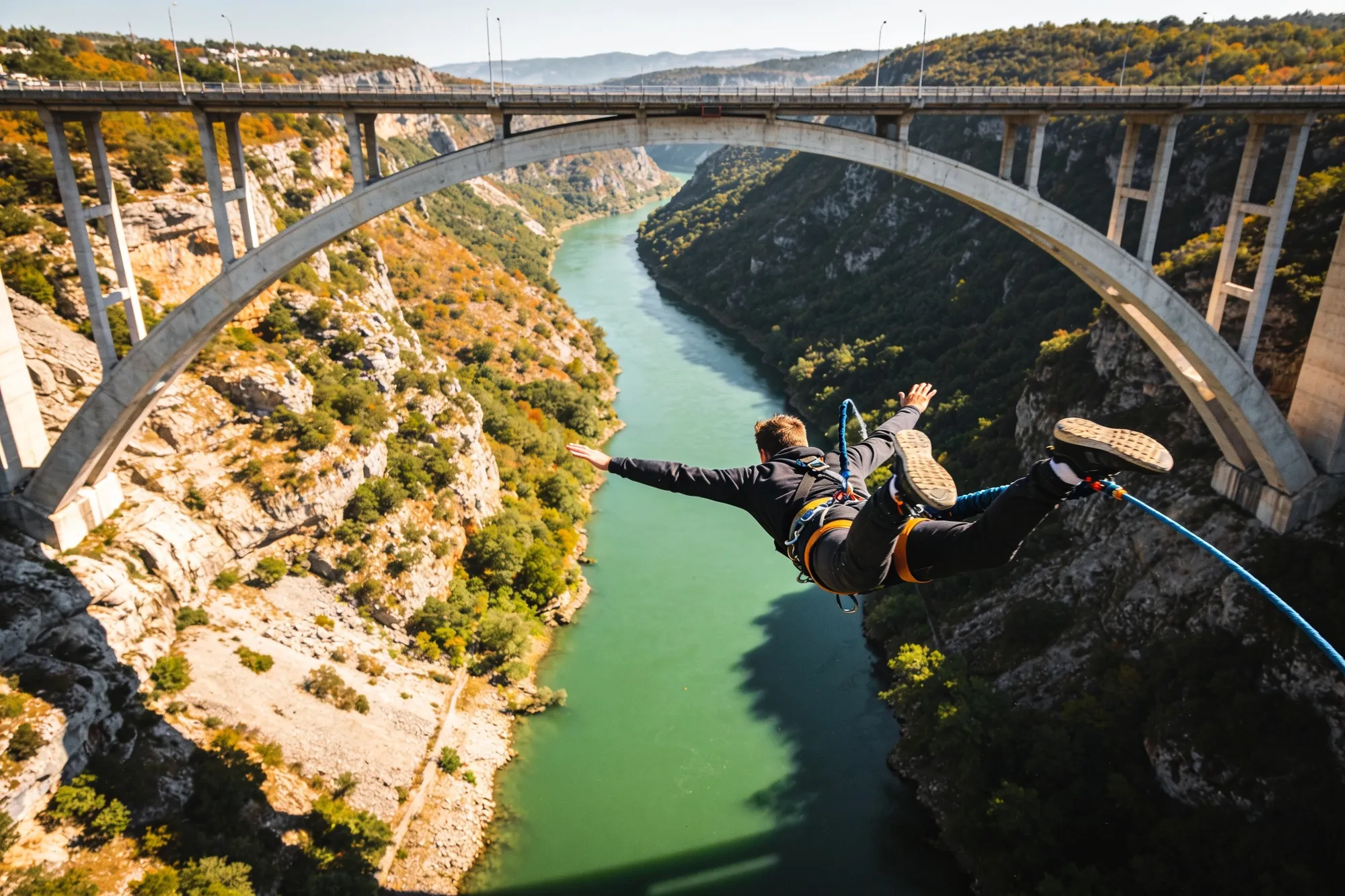 Photo — The Bloukrans bridge bungee