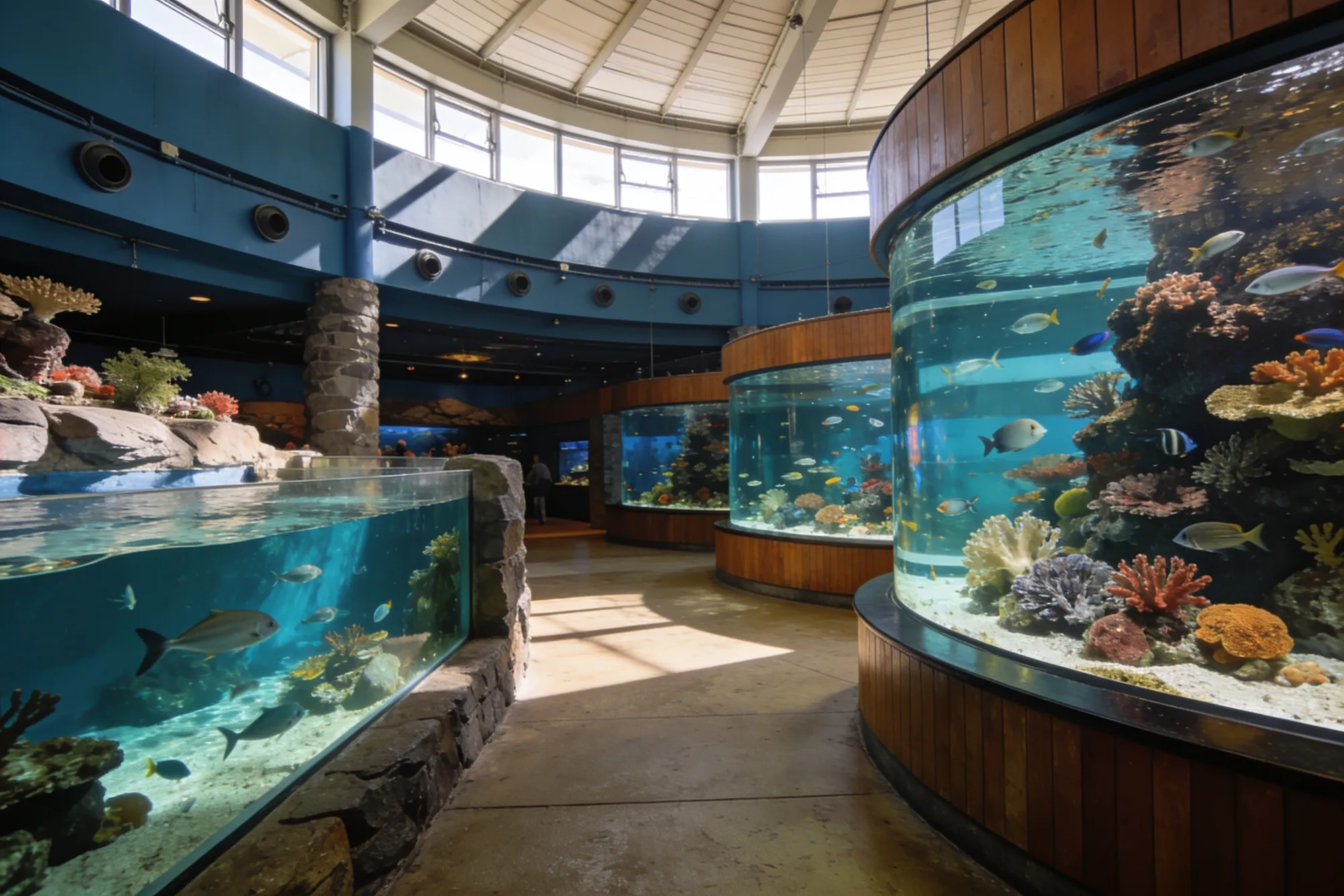 Foto: el acuario en el V&A