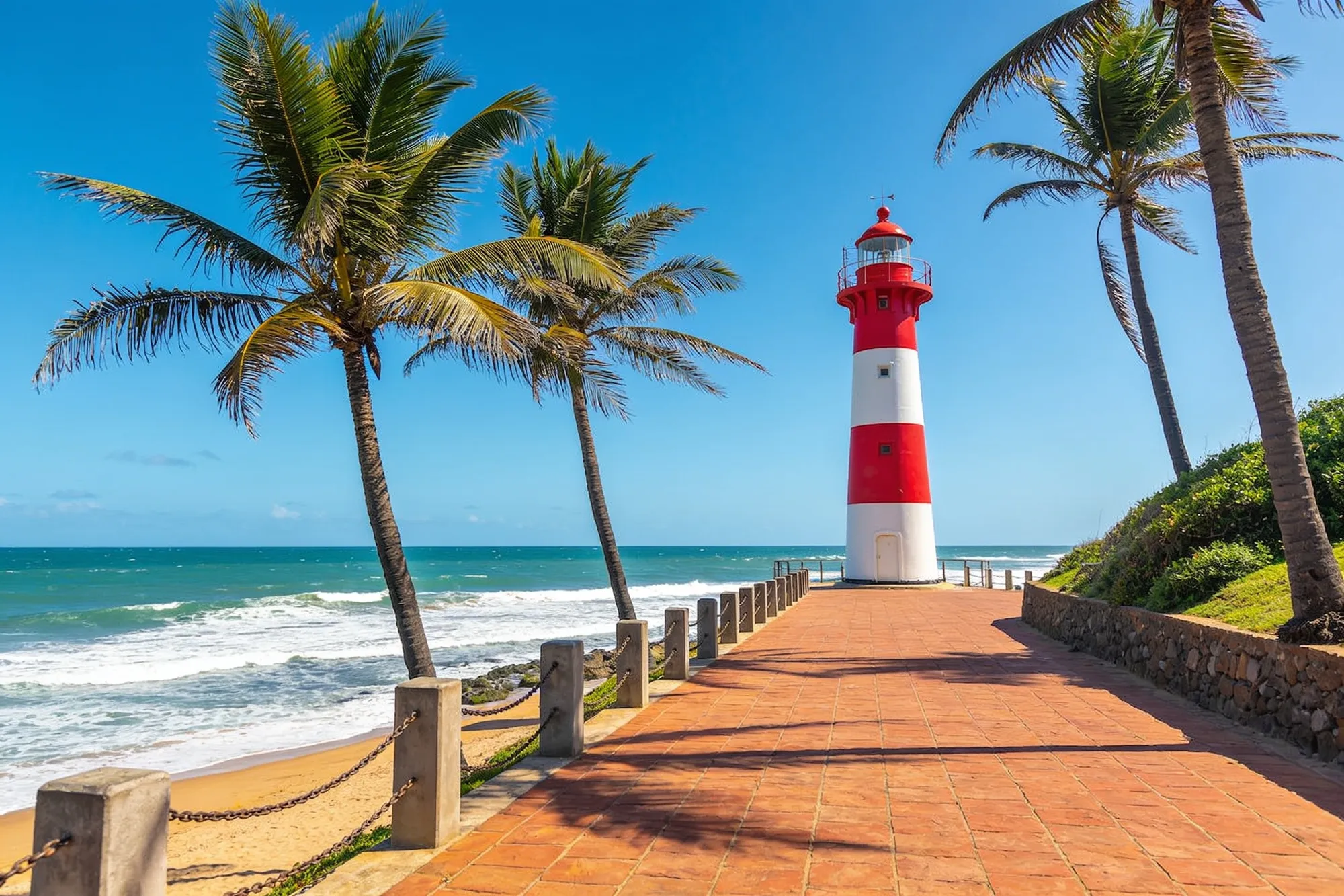 Walk the lighthouse and pier
