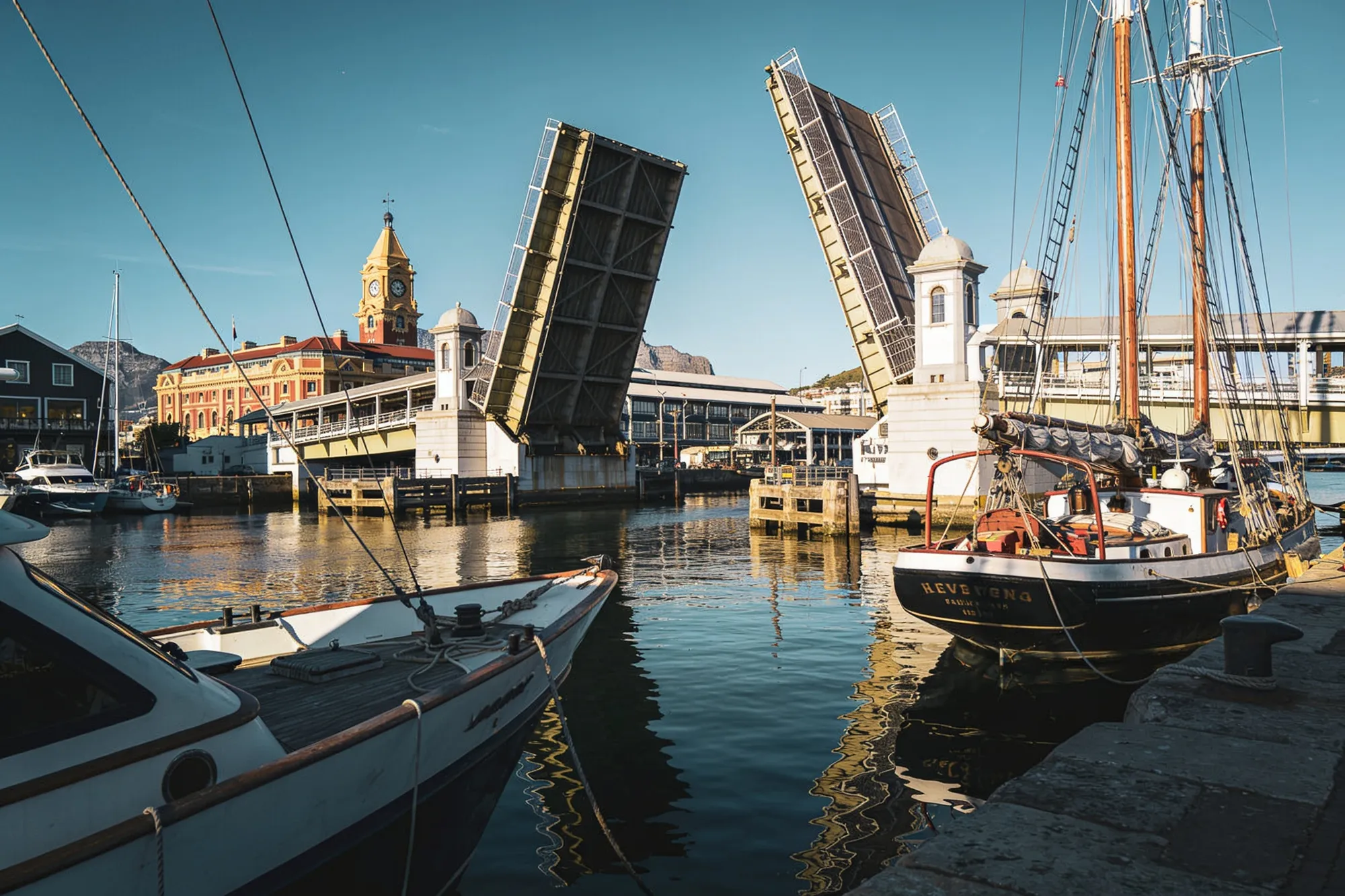 The harbour & markets