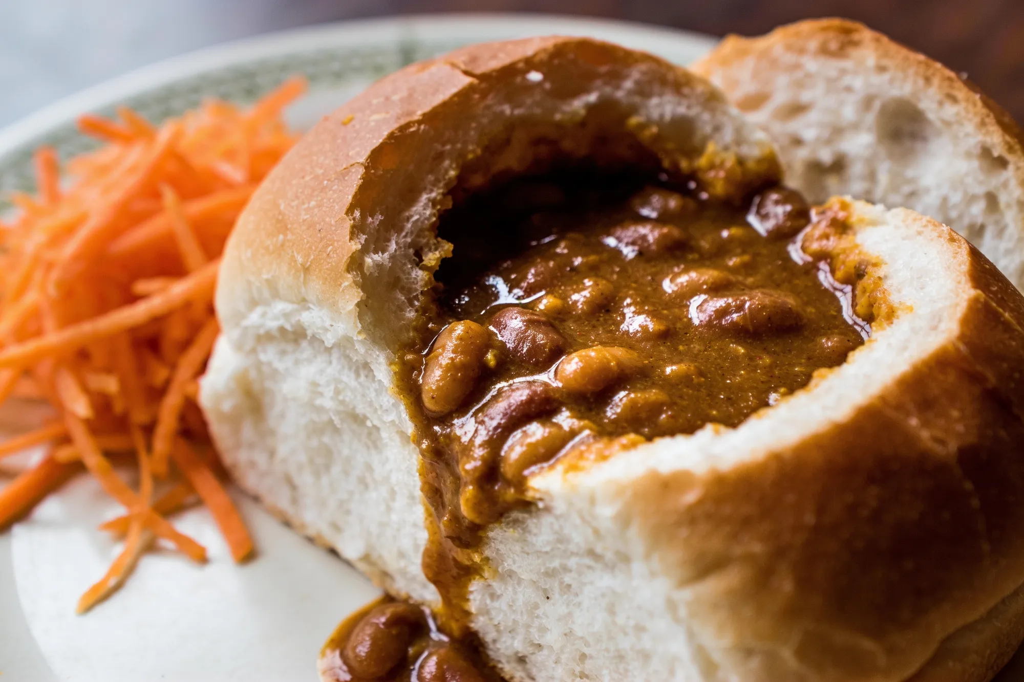 Eat a bunny chow